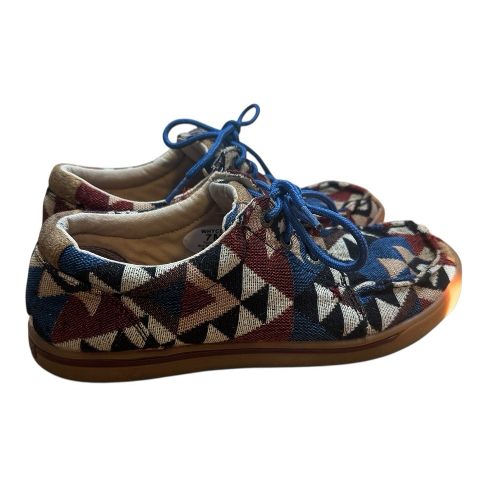 Twisted X Hooey Lopers‎ Aztec Geometric Pattern Sneakers Boho Western🤠Cowgirl 7 - Picture 5 of 8